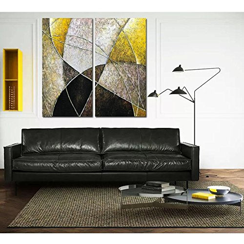 32x32 Inch Paintings Oil Hand Painting 3D Hand-Painted On Canvas Abstract Artwork - EK CHIC HOME