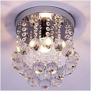 Crystal Chandeliers Modern Flush Mount Fixture - EK CHIC HOME