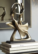 Load image into Gallery viewer, Silver Abstract 14 3/4&quot; High Dancing Couple Sculpture - EK CHIC HOME