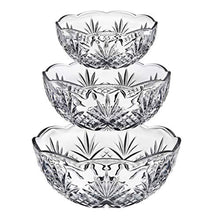 Load image into Gallery viewer, Bowl Set for Salad Crystal Collection - Set of 3 - EK CHIC HOME