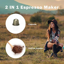 Load image into Gallery viewer, Portable Espresso Maker, 2-in-1 Manual Coffee Machine - EK CHIC HOME