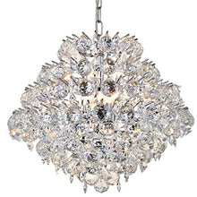 Load image into Gallery viewer, Modern Pendant Chandelier Crystal Raindrop Lighting Ceiling Light Fixture Lamp D20 in x H16 in - EK CHIC HOME