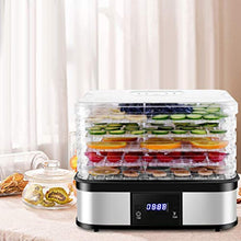 Load image into Gallery viewer, Electric 5-Tire Fruit Vegetable Dryer with Adjustable Timer and Temperature Control - EK CHIC HOME