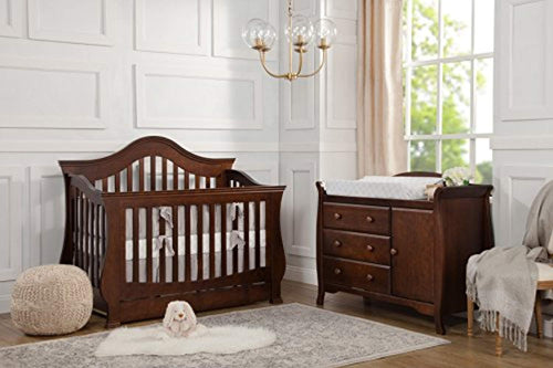 Million Dollar Baby Classic Ashbury 4-in-1 Convertible Crib with Toddler Bed Conversion Kit - EK CHIC HOME