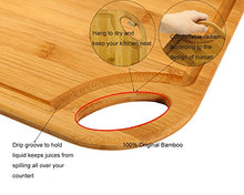 Load image into Gallery viewer, 2 PCS Bamboo Cheese/Cutting Board Set - EK CHIC HOME