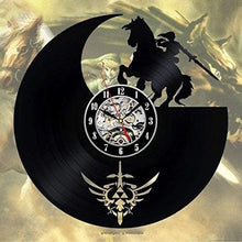 Load image into Gallery viewer, The Legend of Zelda Antique LED Lighting Vinyl Record Wall Clock - EK CHIC HOME