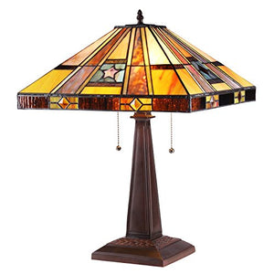 Eve Tiffany Table Lamp, One Size, Multicolor - EK CHIC HOME