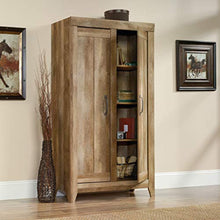 Load image into Gallery viewer, Wide Storage Cabinet, L: 38.94&quot; x W: 16.77&quot; x H: 70.98&quot;, Craftsman Oak finish - EK CHIC HOME