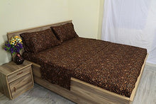 Load image into Gallery viewer, Queen Sheet Set - (60 x 80) 400 Thread Count Egyptian Cotton Leopard Print - EK CHIC HOME