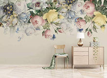 Load image into Gallery viewer, Floral Wallpaper Colorful Floral Wall Mural Peony Flower Watercolor Paint Art Classic - EK CHIC HOME
