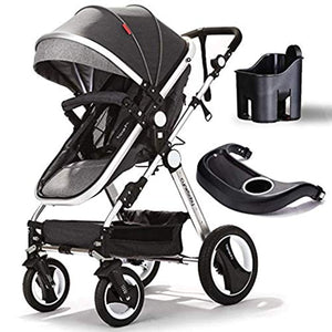 Convertible Bassinet Stroller Compact Single Baby Carriage - EK CHIC HOME