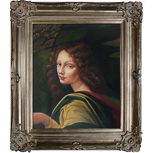 The Virgin of The Rocks Framed Oil Reproduction of an Original Painting by Leonardo Da Vinci - EK CHIC HOME