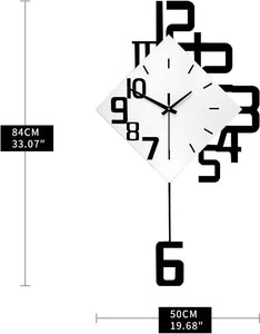 Modern Large Wall Clocks for Living Room Decor - EK CHIC HOME