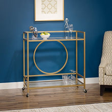 Load image into Gallery viewer, Lux Bar Cart, - Satin Gold - EK CHIC HOME