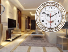 Load image into Gallery viewer, Silent Modern Quartz Flower Design Decorative Wall Clock Non-ticking Digital 11-Inch - EK CHIC HOME