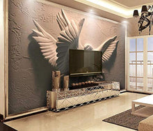 Load image into Gallery viewer, Wall Mural 3D Wallpaper Embossed Modern Minimalist Flying Pigeon Living Room - 350cm×256cm - EK CHIC HOME