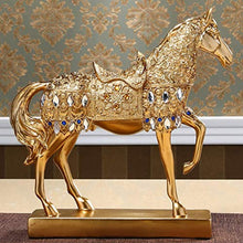 Load image into Gallery viewer, Golden Horse Statue for Wealth/ Classical Sculpture - EK CHIC HOME