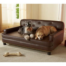 Load image into Gallery viewer, Pet Library Sofa Dog Bed, Large, 30&quot;x40&quot;x18&quot;, Gray - EK CHIC HOME