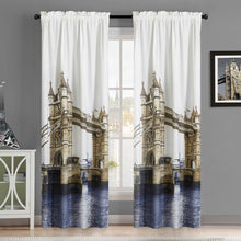 Load image into Gallery viewer, Tower Bridge - London Curtain Panel, set of 2 - EK CHIC HOME