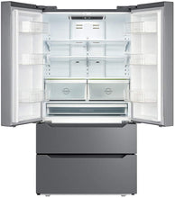 Load image into Gallery viewer, French Door Refrigerator Bottom Freezer 36&quot; - Stainless Steel, 22.5 Cu - EK CHIC HOME