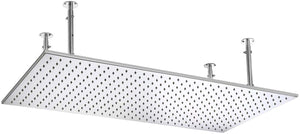 20"x40" LED Modern Luxurious Stainless Steel Rain Shower Head - EK CHIC HOME