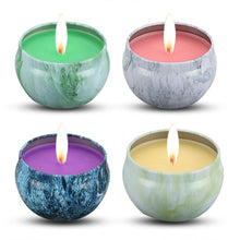 Load image into Gallery viewer, Scented Candles Gift Set - Lavender, Rose, Tea Tree and Peppermint, Candle Soy Wax for Stress Relief and Aromatherapy - EK CHIC HOME