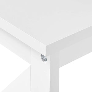 3 Tier X-Design Console Table, Farmhouse Sofa Table - EK CHIC HOME