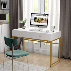 Modern 47 inch Home Office Study  Writing Desk - EK CHIC HOME