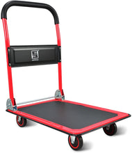 Load image into Gallery viewer, Push Cart Dolly Moving Platform Hand Truck, Foldable for Easy Storage - EK CHIC HOME