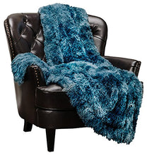 Load image into Gallery viewer, Fur Sherpa Throw Blanket | Color Variation Marble Print  (50&quot; x 65&quot;) - EK CHIC HOME