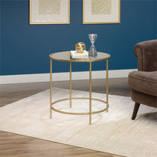 Load image into Gallery viewer, 3 Piece Coffee Table Set with Coffee Table and Set of 2 End Table in Satin Gold - EK CHIC HOME