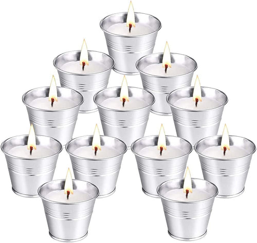 Citronella Candles Outdoor, SWCAMILA 12 Pack 2OZ - EK CHIC HOME