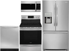 Load image into Gallery viewer, Frigidaire 4 Piece Kitchen Appliance Package with 36&quot; French Door Refrigerator - EK CHIC HOME
