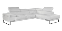 Load image into Gallery viewer, White Premium Italian Leather Sectional Sofa Modern Contemporary (Right) - EK CHIC HOME