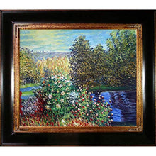 Load image into Gallery viewer, Hand-Painted Reproduction of Claude Monet Corner of the Garden at Montgeron Framed Oil Painting, 20 x 24 - EK CHIC HOME