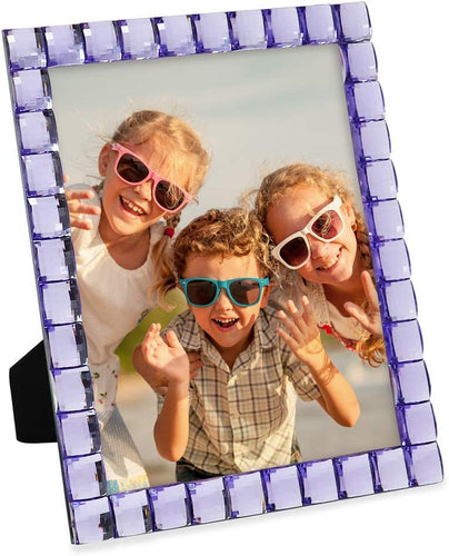 Sparkling Light Purple Jewel Picture Frame, Photo Display & Home Décor (8x10) - EK CHIC HOME
