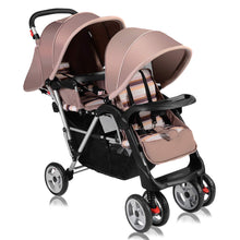 Load image into Gallery viewer, Double Stroller, Twin Tandem Baby Stroller with Adjustable Backrest - EK CHIC HOME