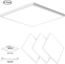 Load image into Gallery viewer, (4PACK) Super Slim 0.5 Inch Thickness 12 Inch LED Ceiling Light Fixture - EK CHIC HOME