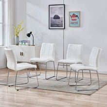 Load image into Gallery viewer, Living Room Chairs Set of 2 - Faux Leather Accent Chairs - EK CHIC HOME