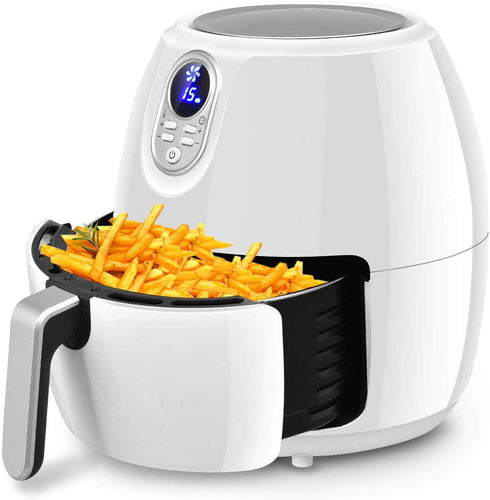 Electric Air Fryer, 4.8 Qt. w/Touch LCD Screen - EK CHIC HOME