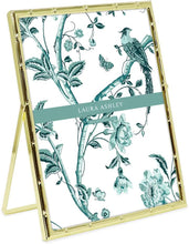 Load image into Gallery viewer, 2x3 Silver Bamboo Metal Picture Frame (Vertical) with Pull-Out Easel Stand - EK CHIC HOME