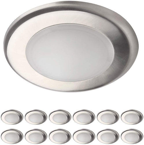 4 Inch LED Ceiling Light-Dimmable W/Junction Box -12 Pack - EK CHIC HOME