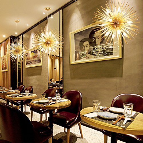 Golden Chandelier Ceiling Light Lamp - EK CHIC HOME