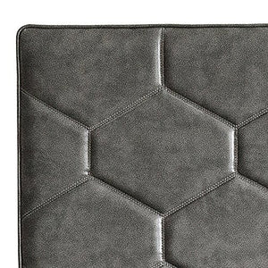 Grey Geometric King Bed - EK CHIC HOME