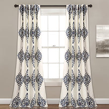 Load image into Gallery viewer, Medallion Room Darkening Window Curtain Panel Pair 84&quot; x 52&quot; - EK CHIC HOME