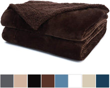 Load image into Gallery viewer, Luxury Faux Fur Bed Throw Blanket, Queen, Full Size, 90x90, - EK CHIC HOME