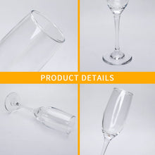 Load image into Gallery viewer, 6 oz Champagne Glasses, Champagne Flutes Set of 12 - EK CHIC HOME
