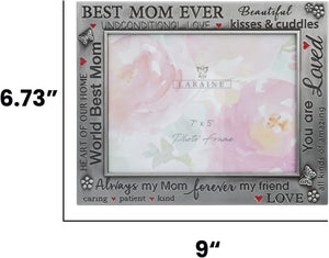 Picture Photo Frame 5x7 Metal Mother's Gifts High Definition Glass - EK CHIC HOME
