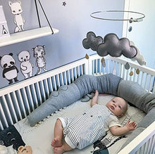 Load image into Gallery viewer, Crocodile Baby Braid Crib Bumper  Cradle Decor Newborn Kids Pillow Cushion - EK CHIC HOME