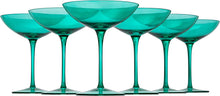 Load image into Gallery viewer, Colored Vintage Glass Coupes 12oz - EK CHIC HOME